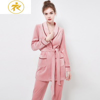 Ideamini黛雯娜睡衣女秋冬加厚海岛绒两件套装法兰绒情侣家居服丝绒睡袍男睡衣