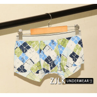 Ideamini青年潮内裤男平角裤卡通大码透气冰丝性感可爱四角中腰短裤头内裤
