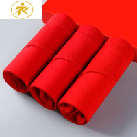 Ideamini3条装 棉男士内裤本命年红色青年鸿运男三角裤棉结婚大红裤头内裤