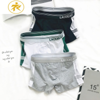 Ideamini男士内裤平角裤棉裤衩青年舒适透气男生个性潮流运动四角裤头内裤