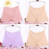 Ideamini加肥加大码女士平角内裤棉高腰胖mm200斤四角内裤平底平脚短裤内裤