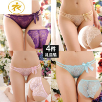 Ideamini女士内裤蕾惑透明超薄丁字魅惑女性内裤女骚内裤