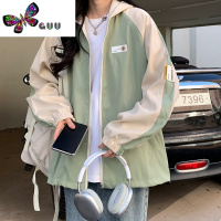 语娄棒球服少女2023新款初中高中学生休闲运动工装外套风衣