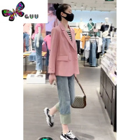 语娄西装外套女短款2023新款高级感洋气时尚气质休闲西服小个子