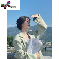 语娄西装外套女2023年新款小个子设计感小众上衣高级感炸街小西服