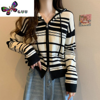 语娄大码女装遮肚子连帽薄款针织开衫外套显瘦打底衫独特上衣小衫