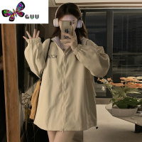 语娄工装棒球服外套少女2023新款薄款登山服学生宽松休闲夹克上衣