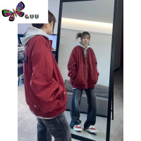 语娄美式高街飞行员夹克女薄款棒球服西海岸oversize宽松外套女