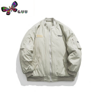 语娄美式棒球服外套女秋季2023新款设计感情侣工装薄款飞行服夹克宽松