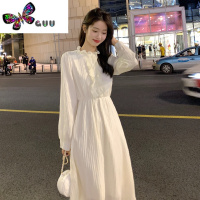 语娄法式温柔风连衣裙女加绒加厚小个子超仙森系配大衣内搭打底裙