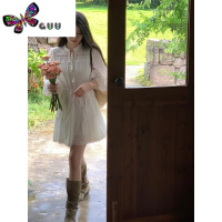 语娄云南新疆西双版纳草原旅游拍照穿搭连衣裙女民族度假沙滩短裙