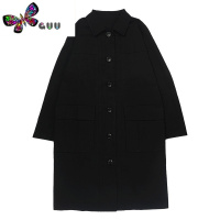 语娄星球工装外套小个子风衣2023年新款女中长款韩系风格穿搭奶兔