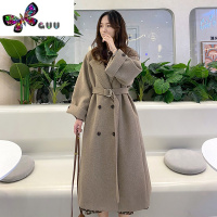 语娄毛呢大衣女2023年新款中长款高级感气质赫本风加厚呢子外套