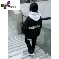 语娄潮牌字母飞行员夹克上衣女情侣开衫拉链棒球服vintage外套