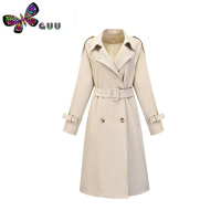 语娄林关关 今年流行风衣2023女长款宽松高级气质英伦风大衣外套