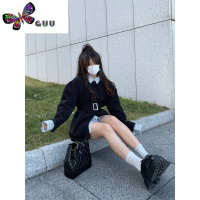 语娄高级腰带休闲西装外套2023新款减龄气质收腰夹克风衣女