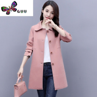 语娄杭州意法风衣外套女款2023新款欧货气质高端中长款薄款大衣