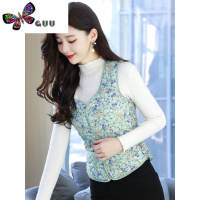 语娄羽绒棉马甲女2023新款轻薄修身v领背心加绒加厚坎肩贴身内胆