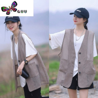 语娄马夹2023夏新款女士马甲背心无袖外搭女式今年流行洋气小个子