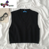 语娄韩版马甲背心2023年新款女装时尚气质v领无袖百搭学生上衣潮