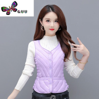 语娄2023新款加绒加厚羽绒棉马甲女保暖贴身背心马夹内穿打底坎肩