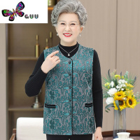 语娄中老年女式马夹薄款奶奶老人衣服妈妈老太太马甲坎肩大码背心