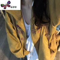 语娄2023新款美式麂皮绒oversize卫衣外套女款大码连帽开衫潮