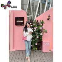 语娄少女甜漫~甜妹设计感小众别致衬衫女夏季休闲宽松百搭上衣