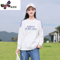 语娄中学生装上衣打底衫宽松休闲初中高中生青少年长袖T恤女