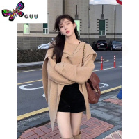 语娄韩系斗篷式披肩毛衣外套女早秋新款慵懒风设计感小众百搭针织开衫