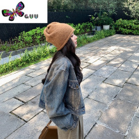 语娄网红牛仔外套女春季2023新款韩版潮酷港风百搭复古夹克上衣小个子