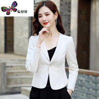 语娄配旗袍裙子的短外套女小西装外搭2023新款蕾丝西服上衣显瘦