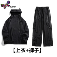 语娄户外男女外套情侣装潮牌vibe美式机能工装夹克休闲裤套装潮