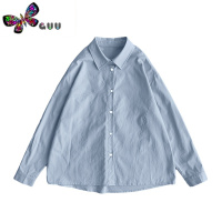 语娄[]二十岁学院百搭长袖衬衫叠穿少女可爱春