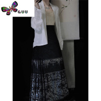 语娄2023新中式国风明制改良汉服连衣裙女装秋季日常衬衫配马面裙套装