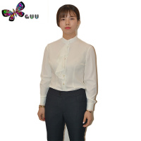 语娄2023新款平安夜职业装长袖女衬衫银行工作服女装修身衬衣大码制服