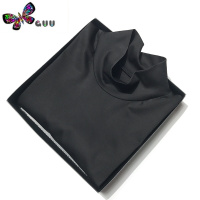 语娄奢华双面丝光棉高支精梳半高领修身长袖打底衫t恤女装2023新