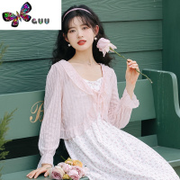 语娄设计感小众开衫外套女2023夏新款外搭罩衫吊带裙罩衫上衣