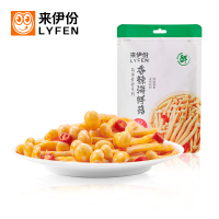 来伊份香辣海鲜菇150g即食网红零食香辣小吃休闲食品