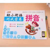幼小衔接测试密卷拼音1测试卷学前班幼儿园大班升一年级一日一练整合教材声母韵母学拼音书启蒙认知早教书拼音天天练习
