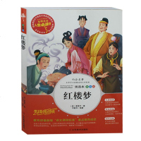 《红楼梦》 中国四大名著精选 小学生课外阅读 青少年版 彩图插画平装小学生三年级四年级五年级六年级课外书历史小说正版