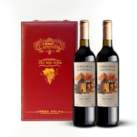 卡特维拉红宝石干红葡萄酒双支礼盒装