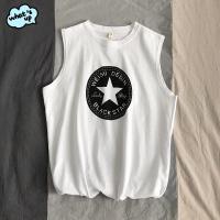 篮球运动背心女宽松bf风韩版吊带外穿ins潮酷港味坎肩潮牌无袖T恤