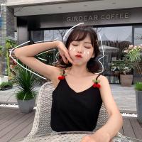 mschf牛油果绿芥末绿酒吧蹦迪背心吊带女ins潮设计感外穿显瘦韩版