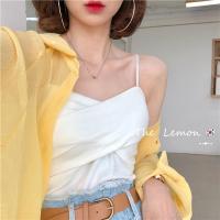 chic外穿小吊带女2019夏季性感清凉带胸垫ins超火少女无袖背心潮