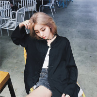 改良唐装汉服女复古盘扣上衣中国风立领开衫中式衬衣情侣外套学生