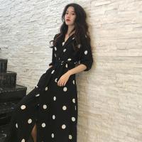 加大码女装微胖妹妹春装很仙的长裙2019新款胖女人夏装显瘦连衣裙