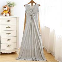 韩版夏季莫代尔修身大摆裙长裙女性感V领小黑裙背心连衣裙拖地裙