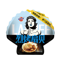 蜡笔小新扇贝60g*3包杏鲍菇虾夷扇贝即食海鲜熟食零食休闲海产蒜蓉味