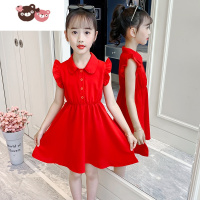 绿彩虹光女童连衣裙儿童洋气夏天童装女大童夏季公主裙子女孩夏装长裙夏10